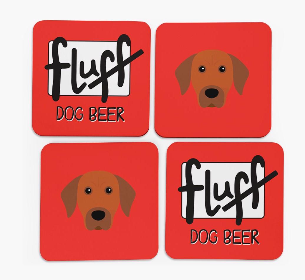 Fluff: Personalized {breedFullName} Coasters