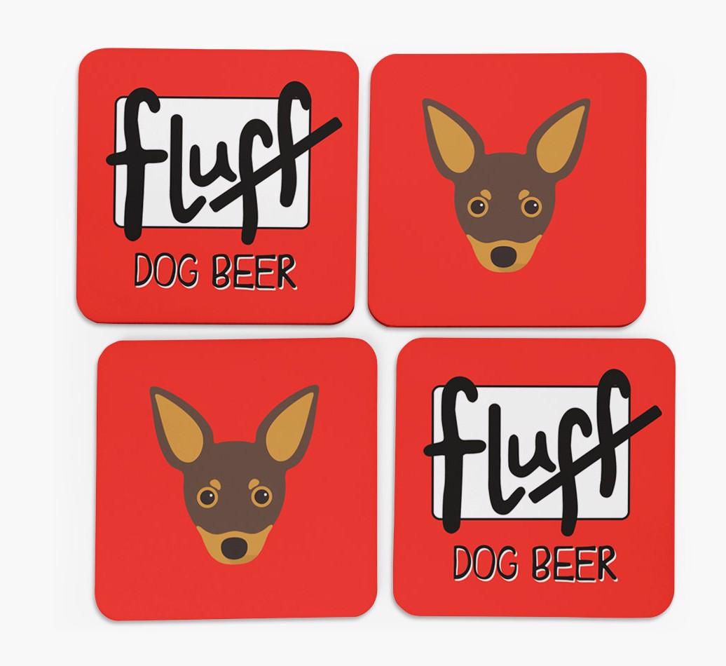 Fluff: Personalized {breedFullName} Coasters