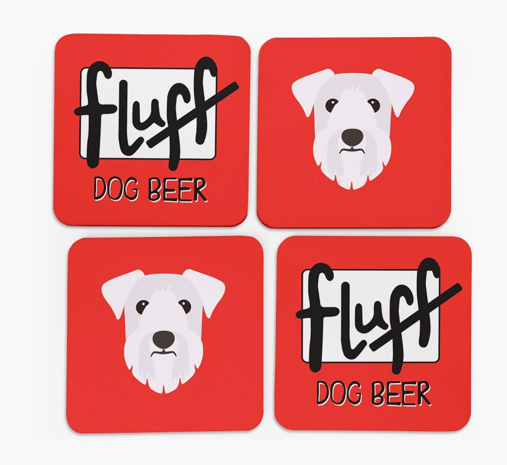 Fluff: Personalized {breedFullName} Coasters