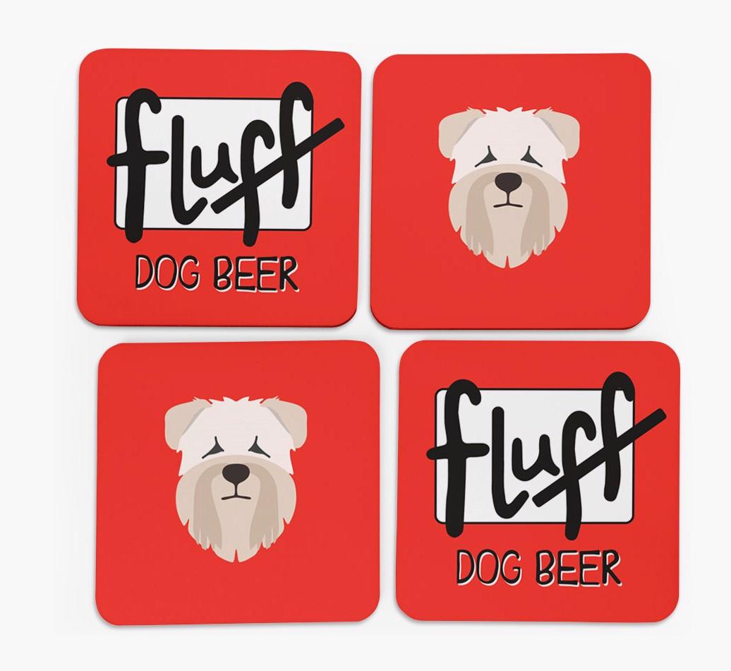 Fluff: Personalized {breedFullName} Coasters