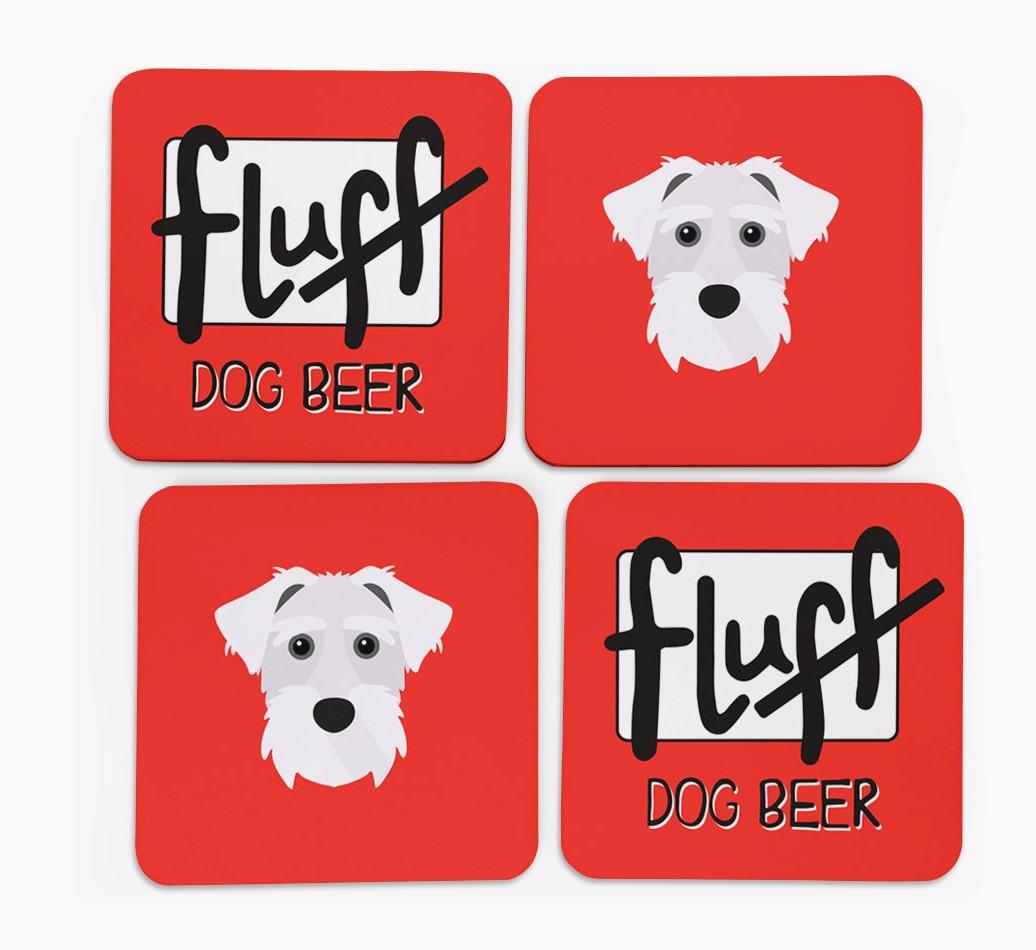 Fluff: Personalized {breedFullName} Coasters