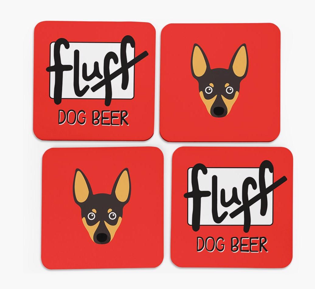 Fluff: Personalized {breedFullName} Coasters