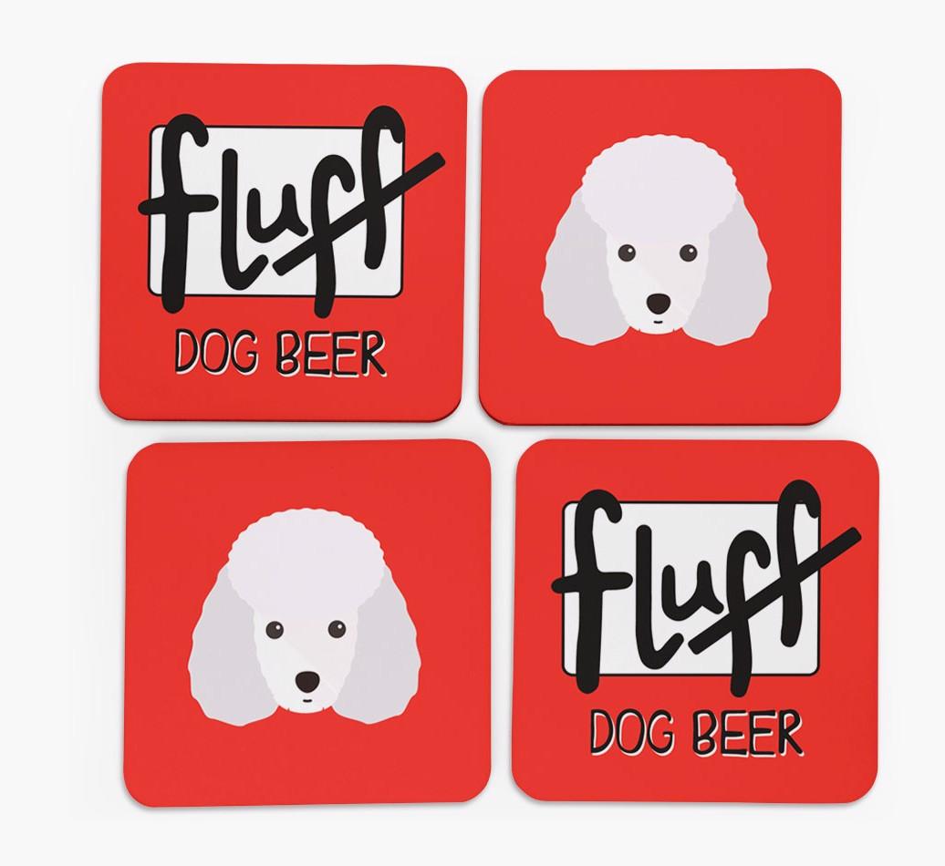 Fluff: Personalized {breedFullName} Coasters