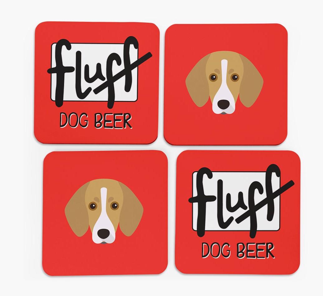 Fluff: Personalized {breedFullName} Coasters