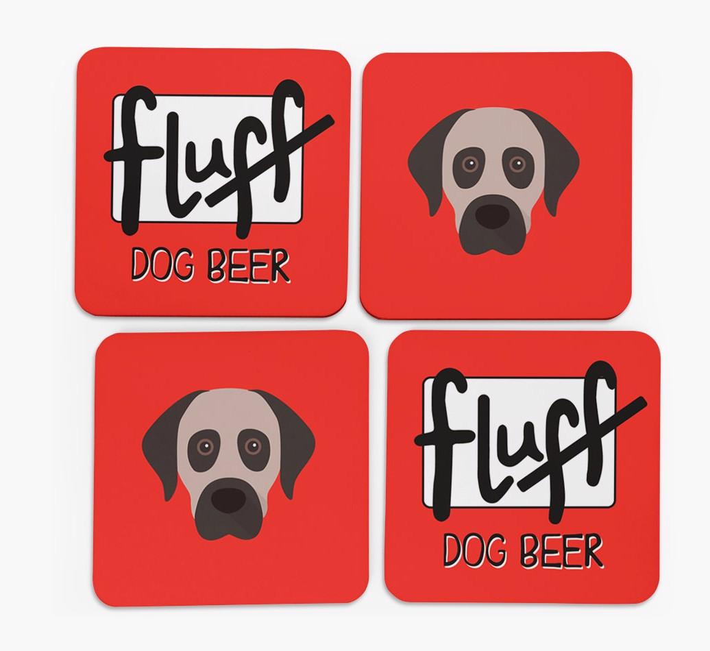 Fluff: Personalized {breedFullName} Coasters