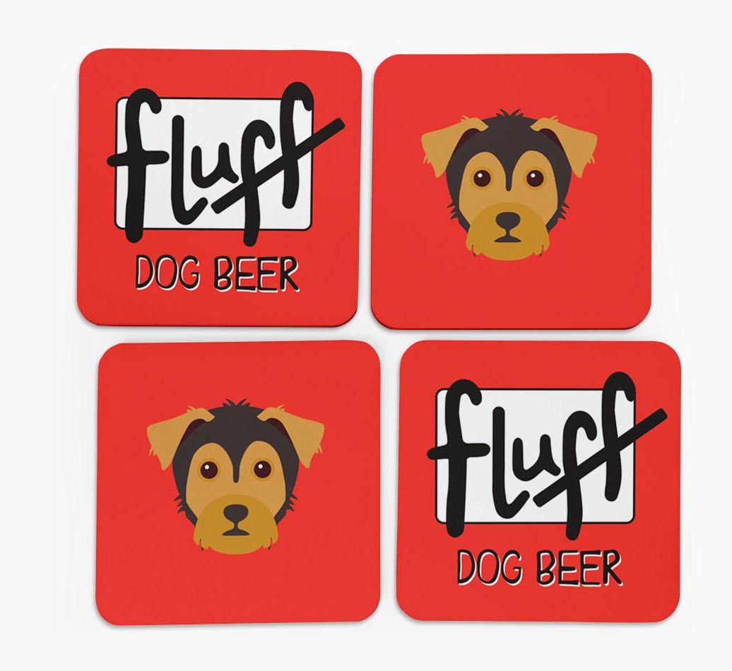 Fluff: Personalized {breedFullName} Coasters