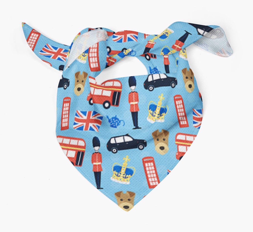 London Print: Personalised {breedFullName} Bandana