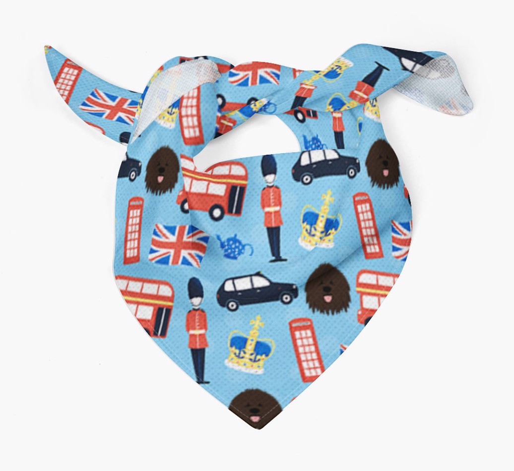 London Print: Personalised {breedFullName} Bandana
