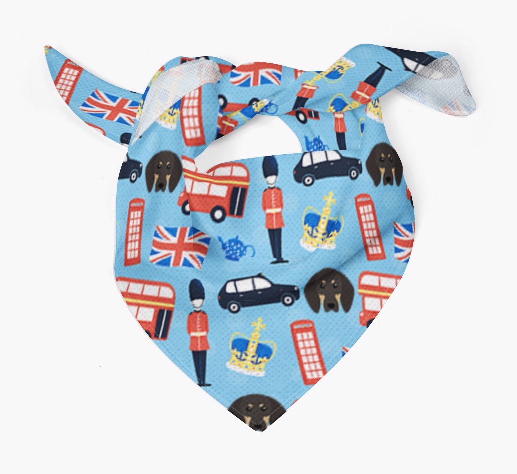London Print: Personalised {breedFullName} Bandana