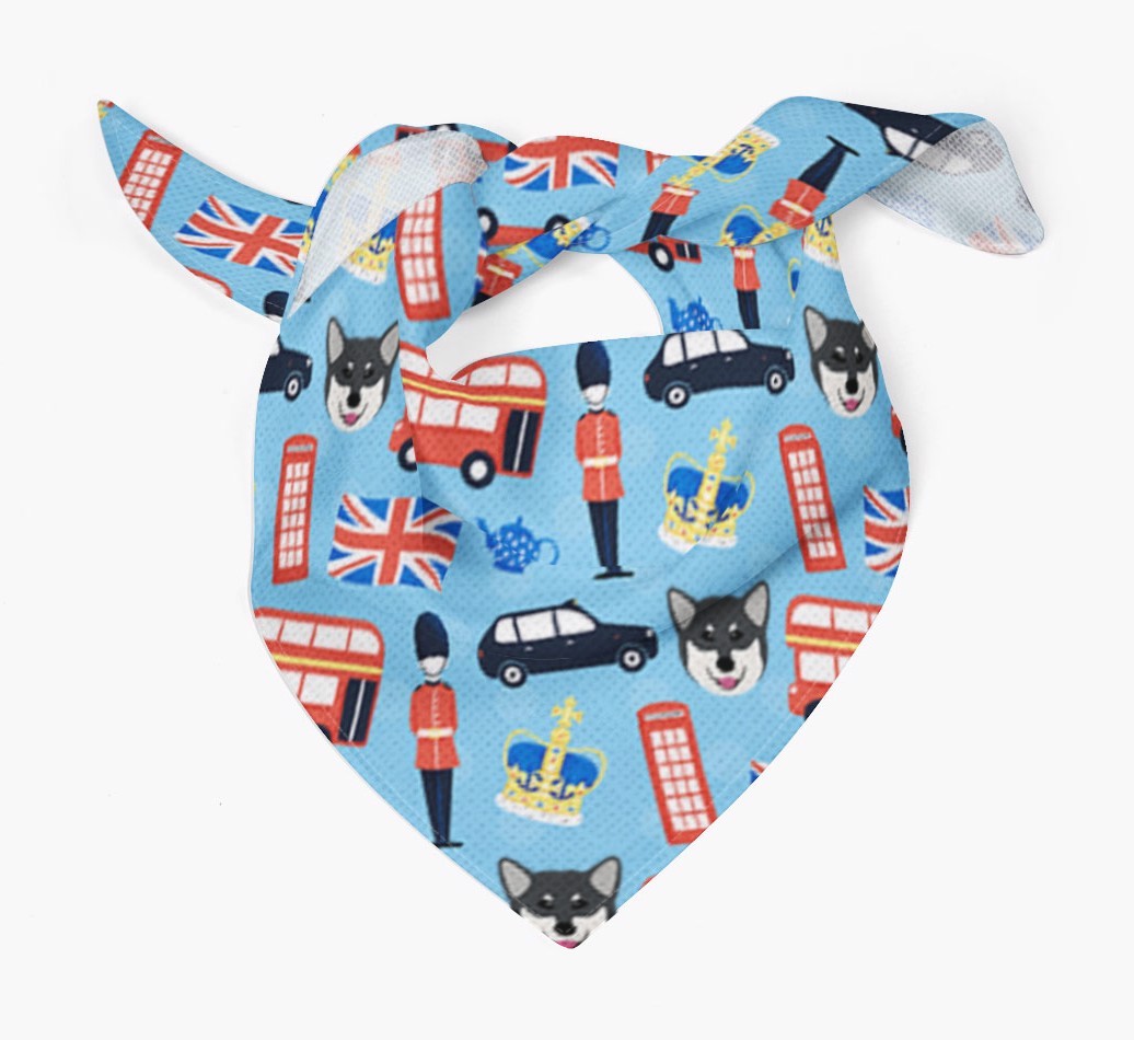 London Print: Personalised {breedFullName} Bandana