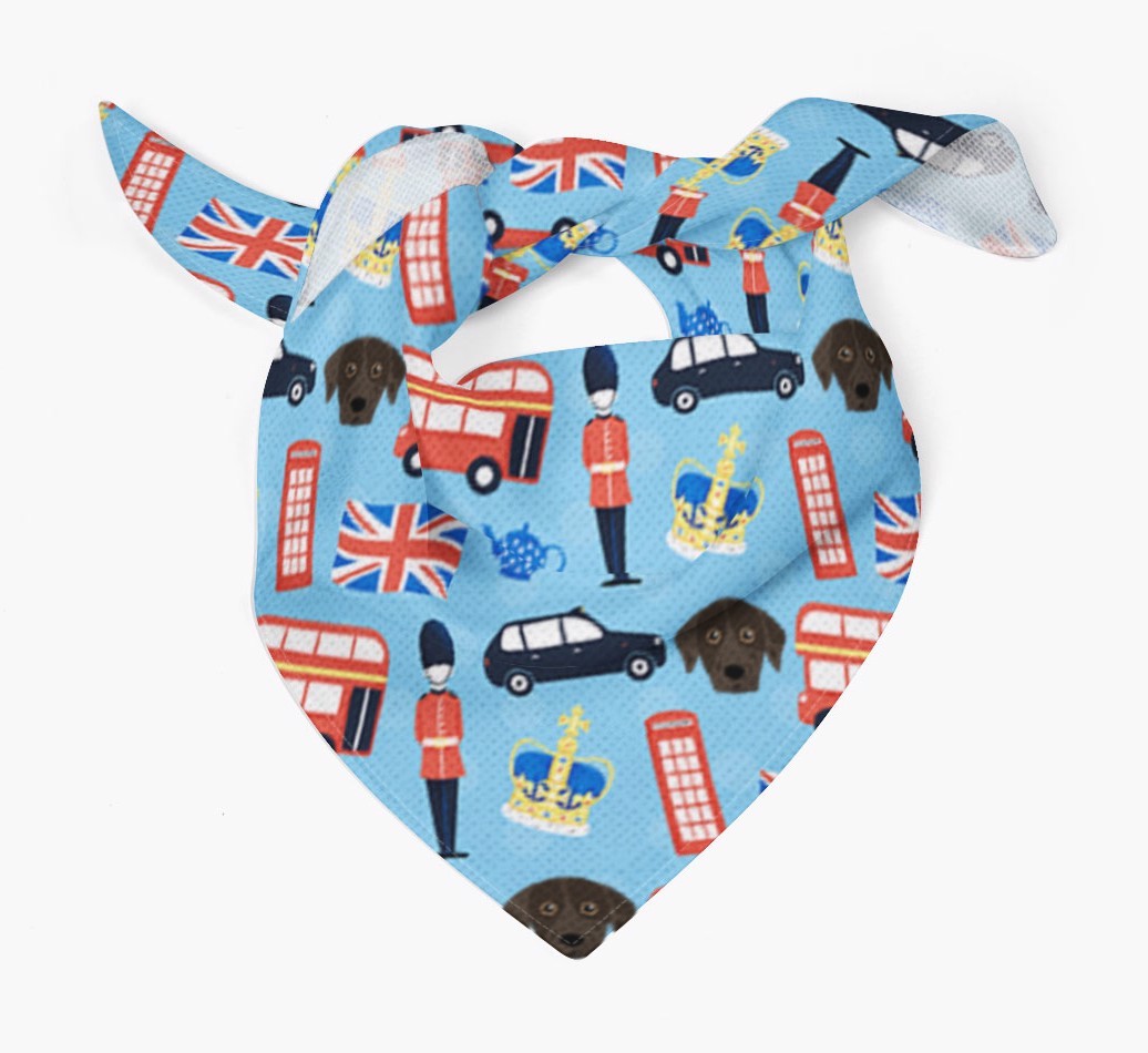 London Print: Personalised {breedFullName} Bandana