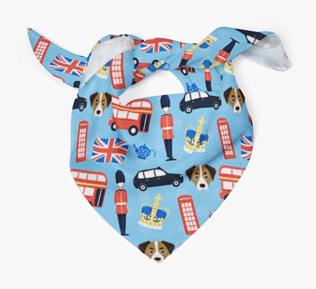 London Print: Personalised {breedFullName} Bandana