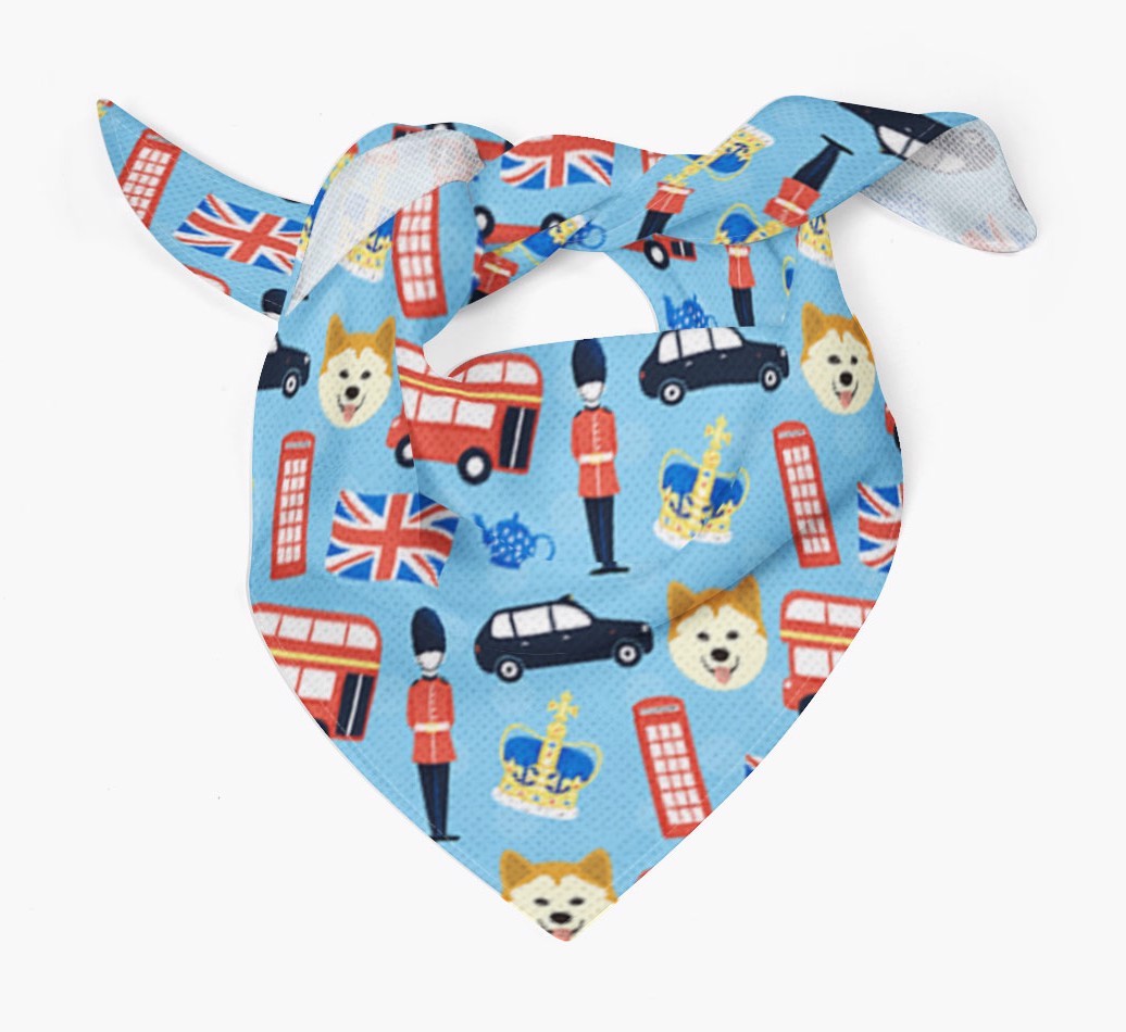 London Print: Personalised {breedFullName} Bandana