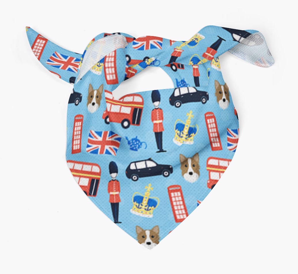 London Print: Personalised {breedFullName} Bandana