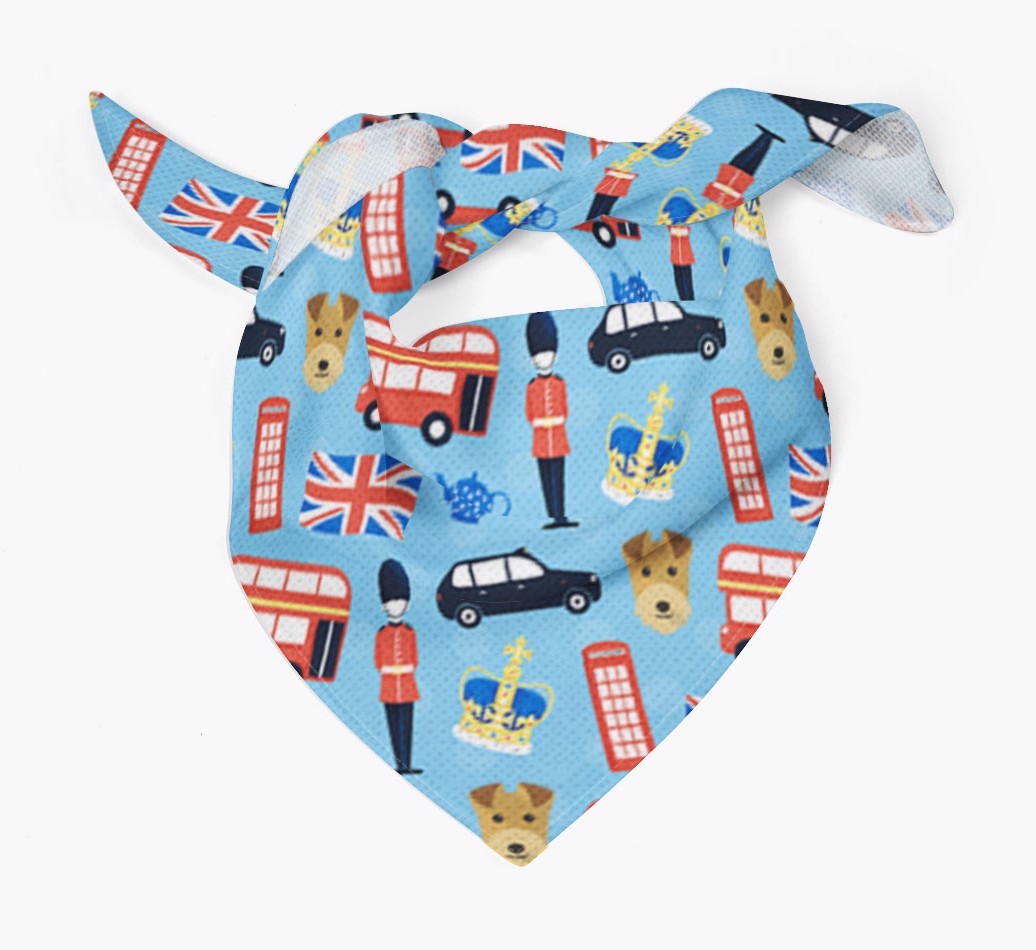 London Print: Personalised {breedFullName} Bandana