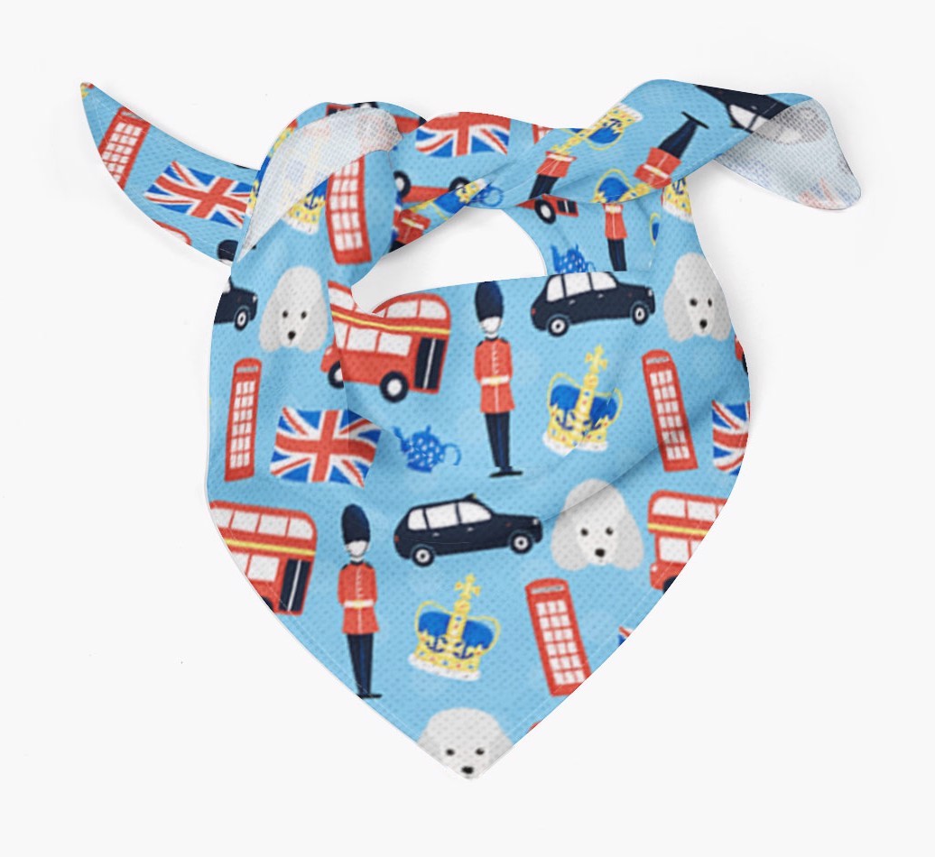 London Print: Personalised {breedFullName} Bandana