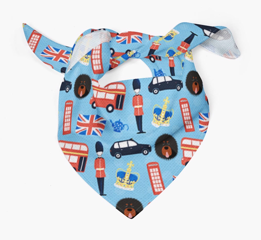 London Print: Personalised {breedFullName} Bandana