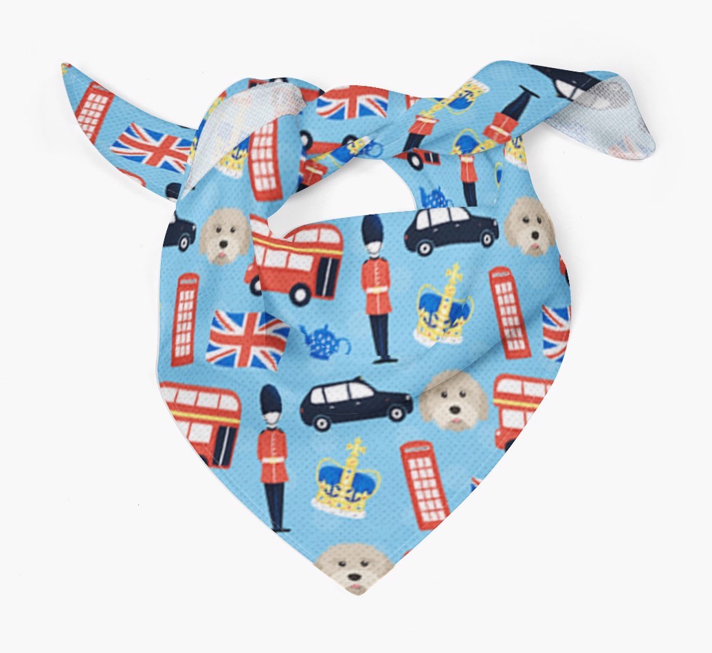 London Print: Personalised {breedFullName} Bandana