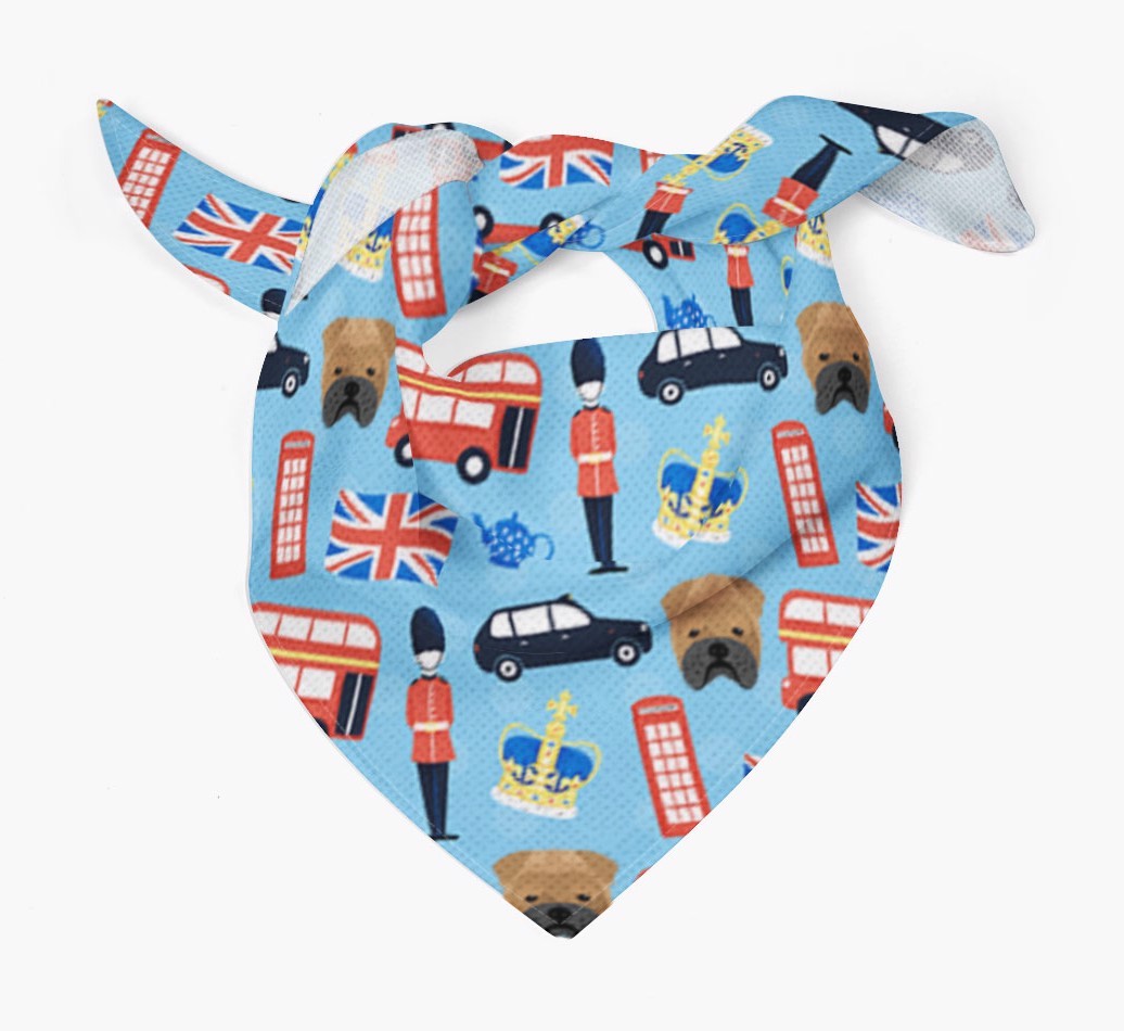 London Print: Personalized {breedFullName} Bandana