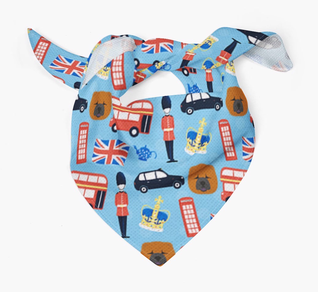 London Print: Personalized {breedFullName} Bandana