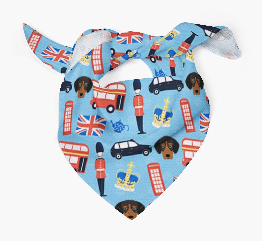 London Print: Personalized {breedFullName} Bandana