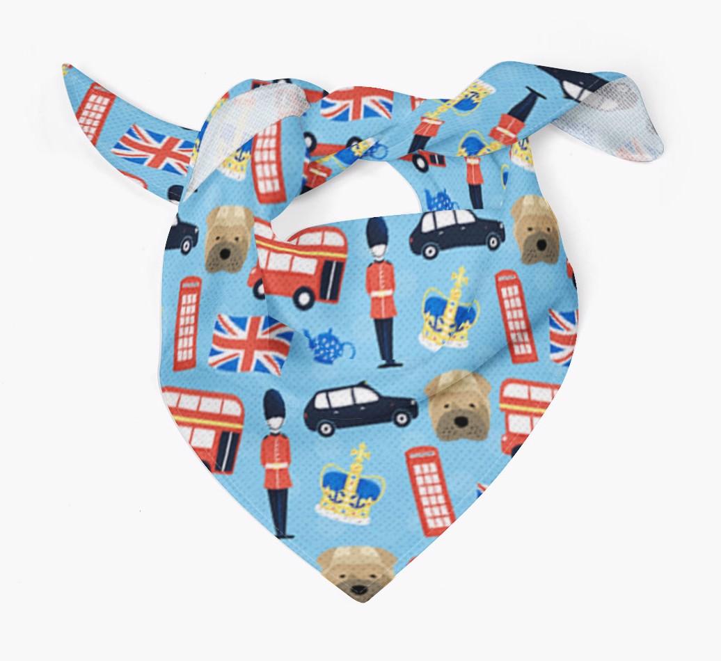 London Print: Personalized {breedFullName} Bandana