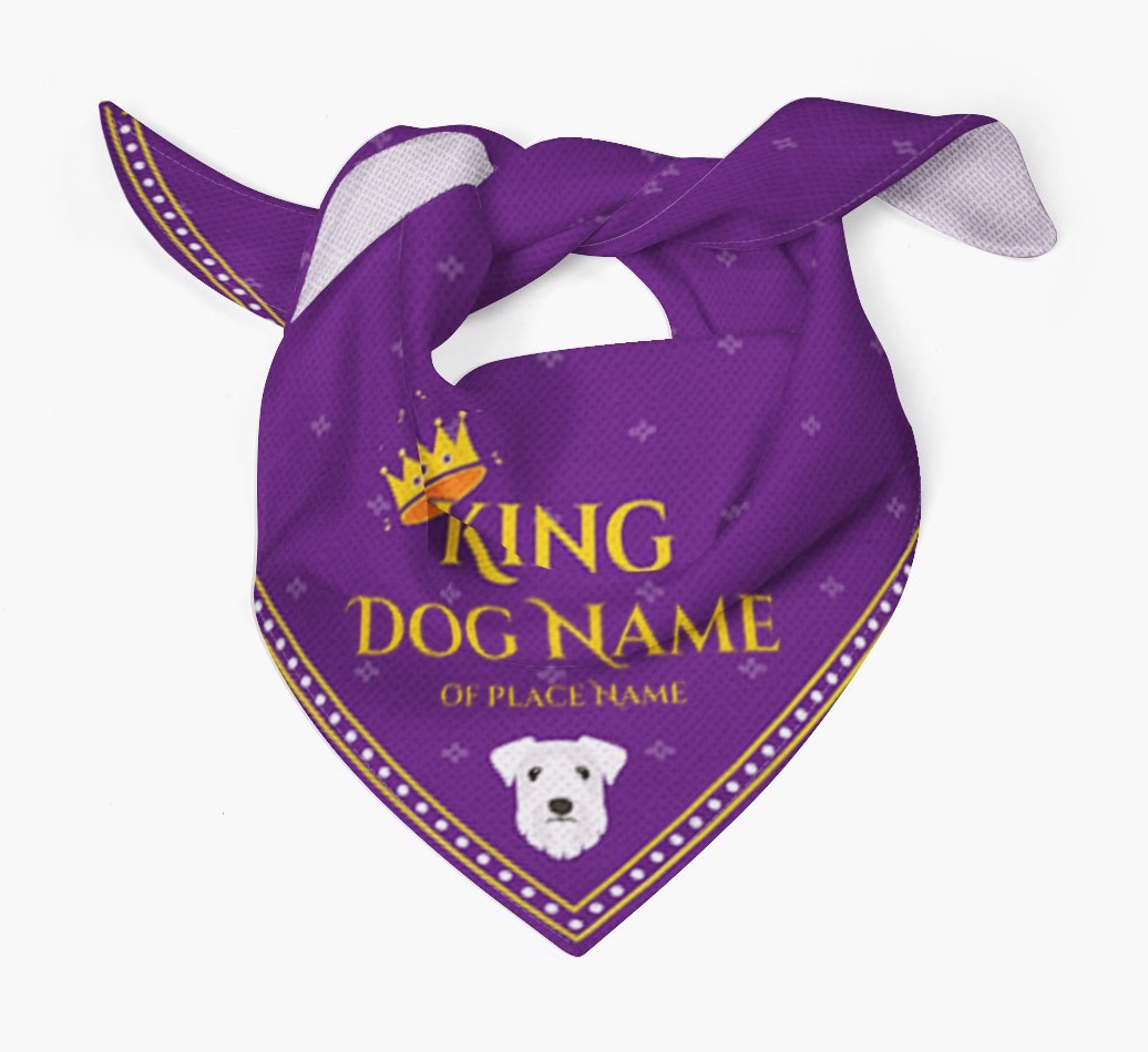 King: Personalised {breedFullName} Bandana