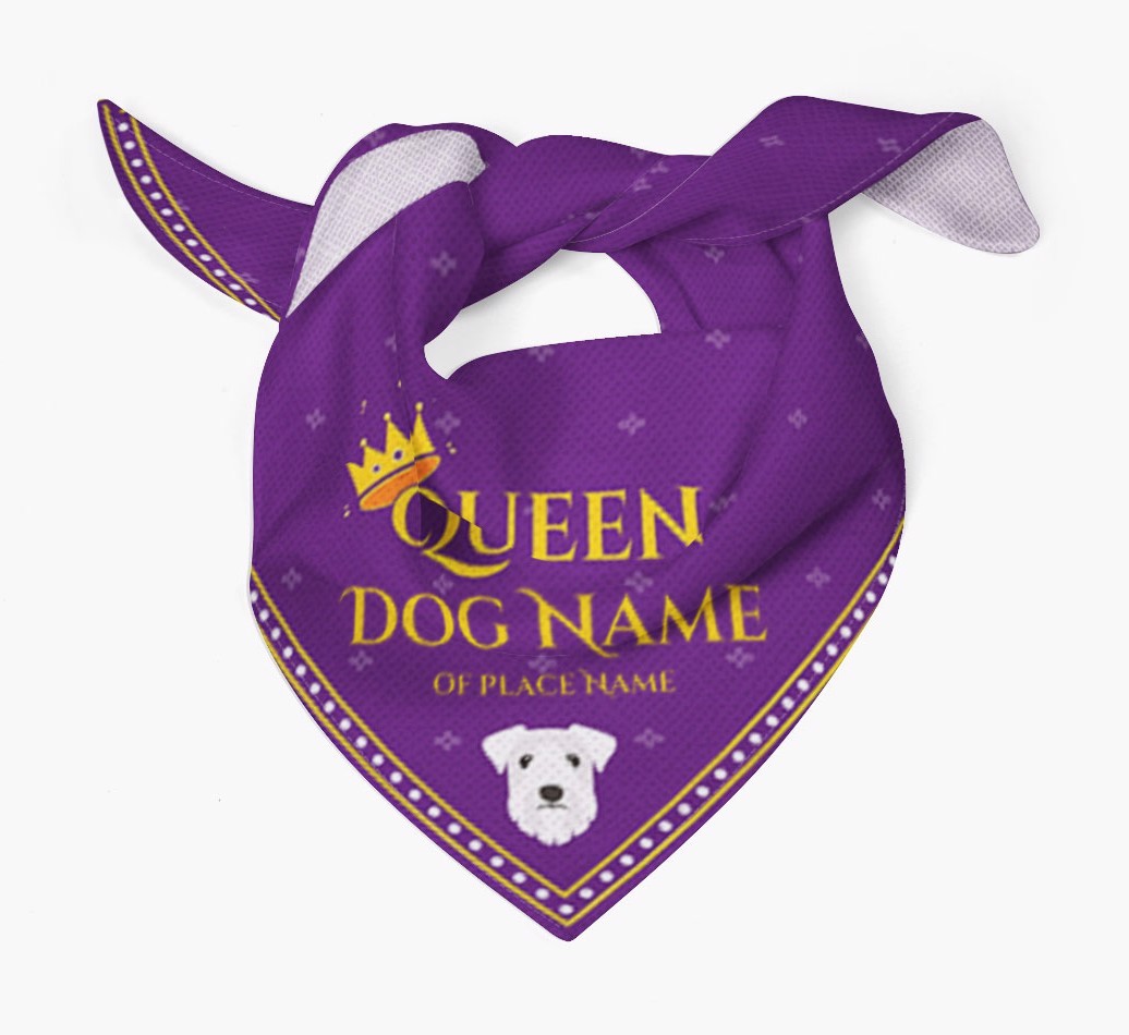Queen: Personalised {breedFullName} Bandana