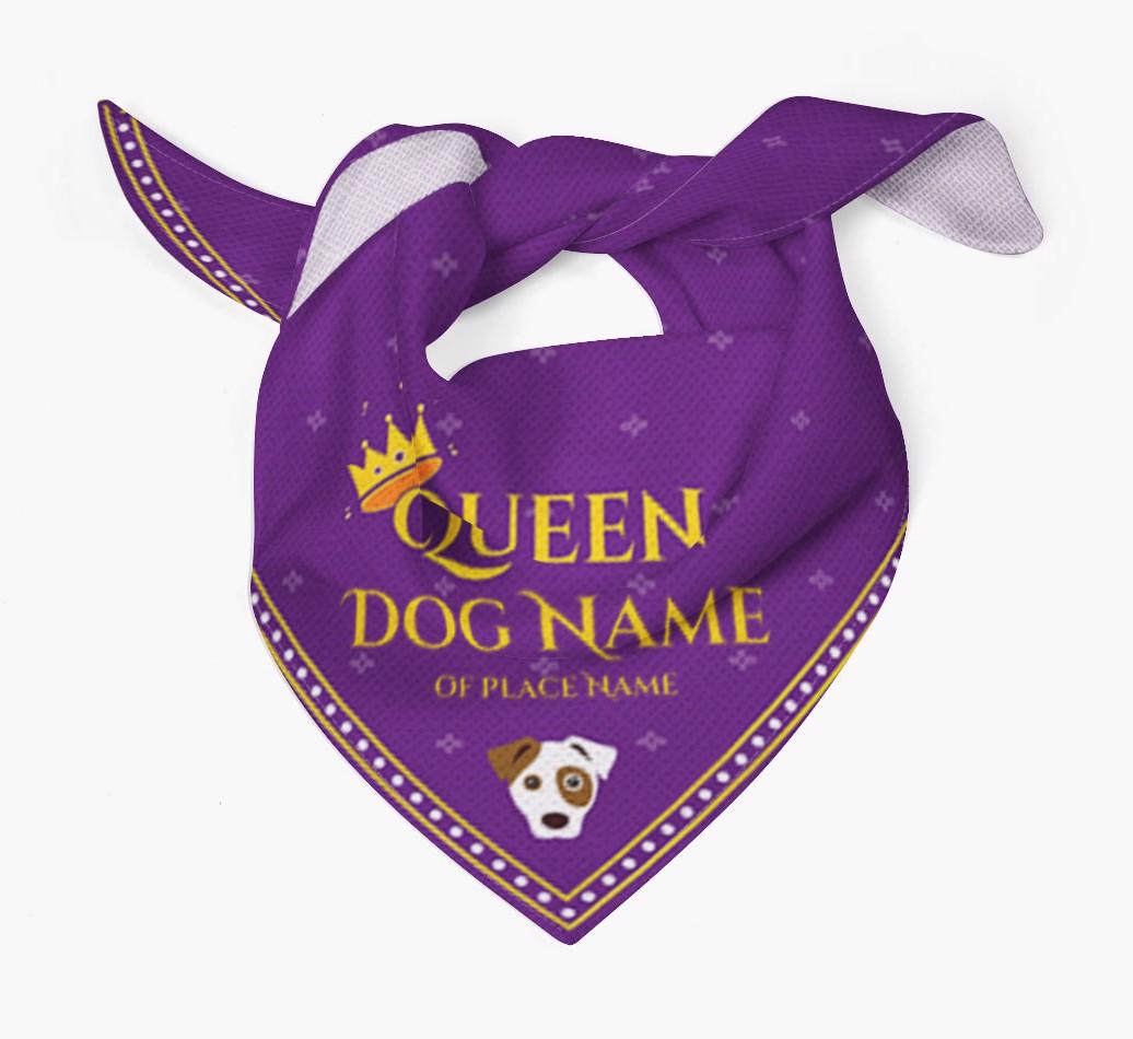 Queen: Personalized {breedFullName} Bandana