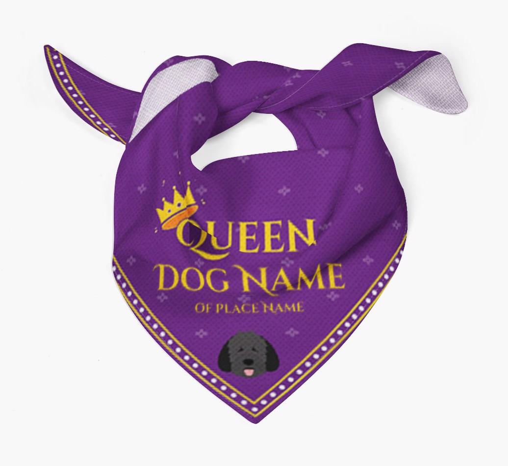 Queen: Personalized {breedFullName} Bandana