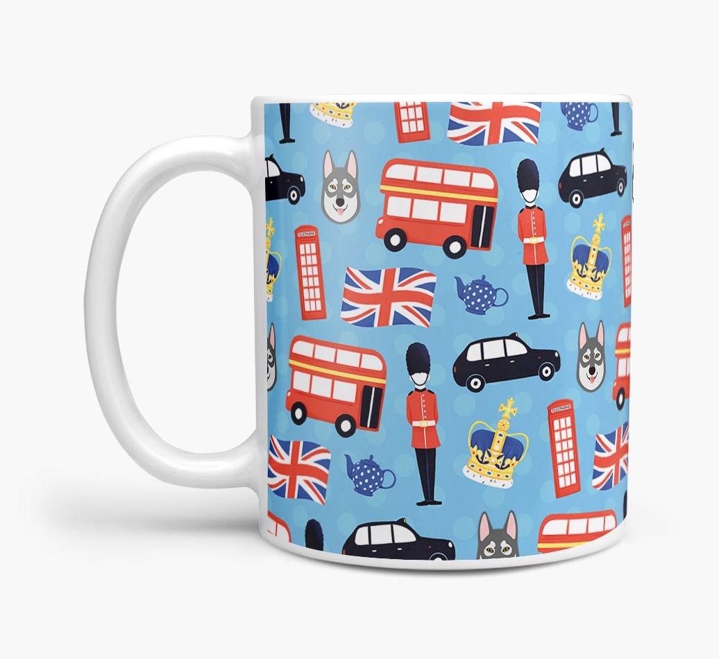 London Print: Personalised {breedFullName} Mug