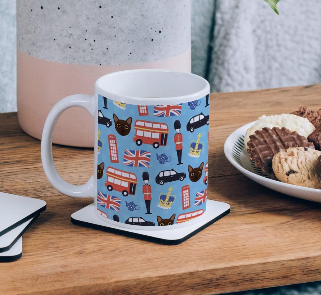 London Print: Personalized {breedCommonName} Mug
