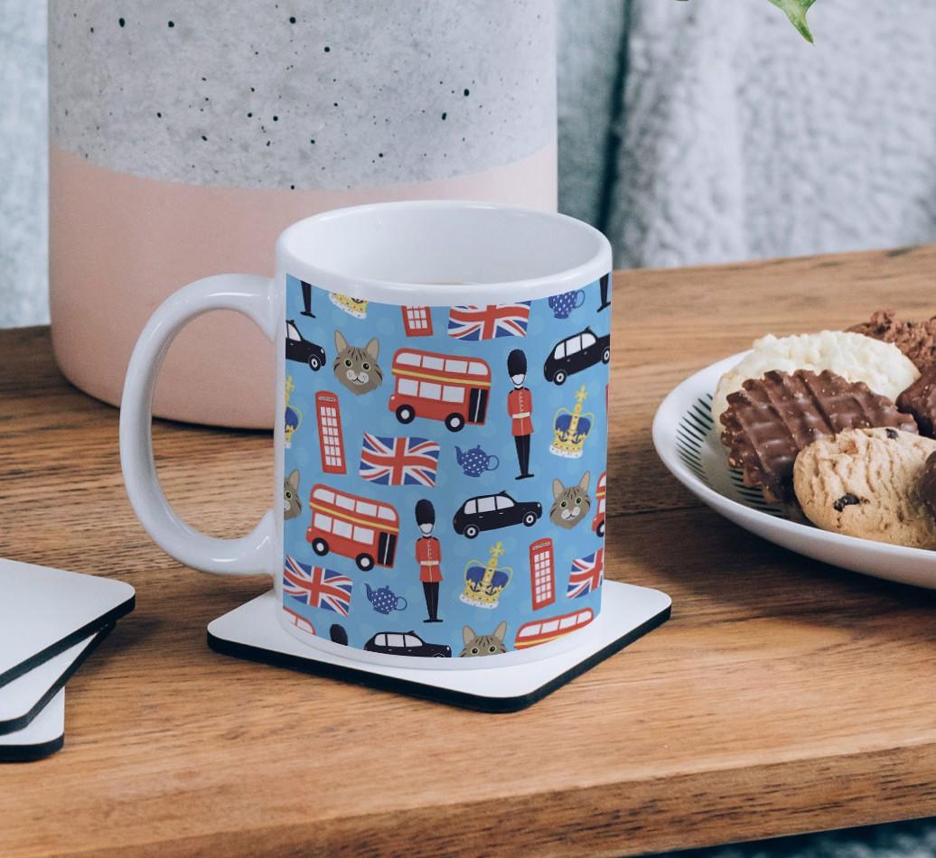 London Print: Personalized {breedCommonName} Mug