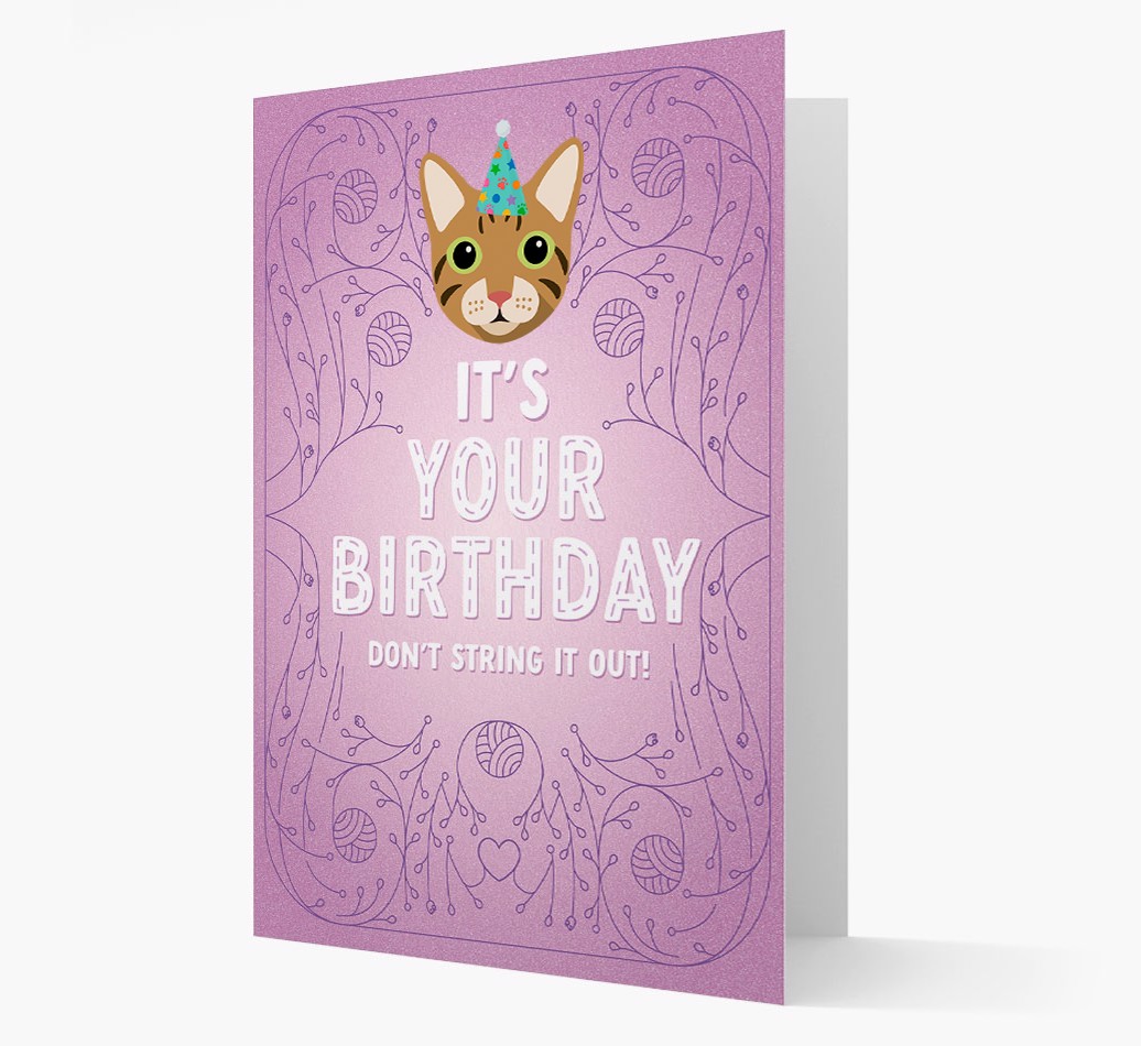 Don't String It Out: Personalised {breedCommonName} Card