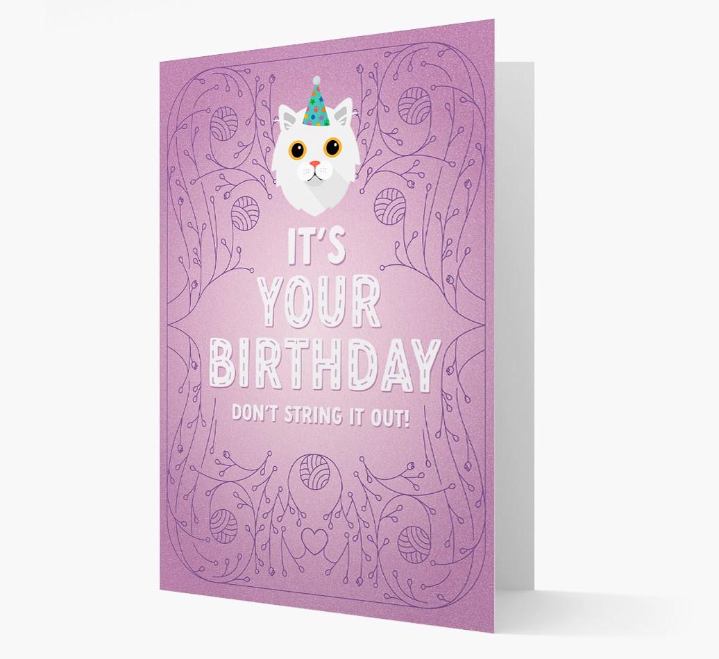 Don't String It Out: Personalized {breedCommonName} Card