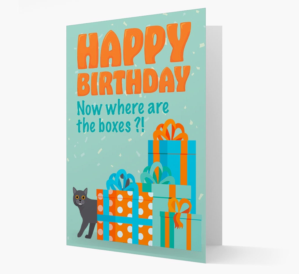 Now Where Are The Boxes: Personalized {breedFullName} Card