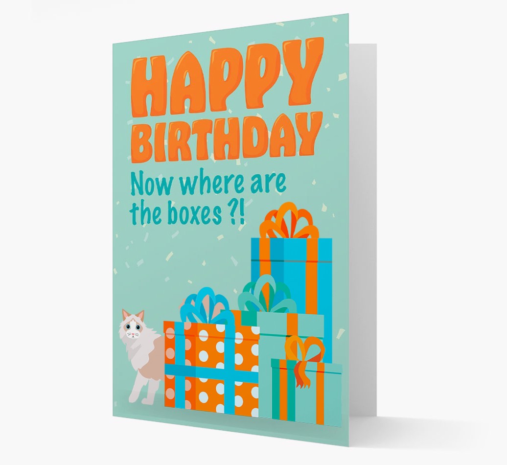 Where Are The Boxes: Personalised {breedCommonName} Card