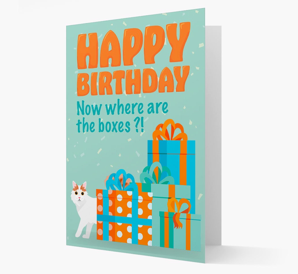 Where Are The Boxes: Personalised {breedCommonName} Card