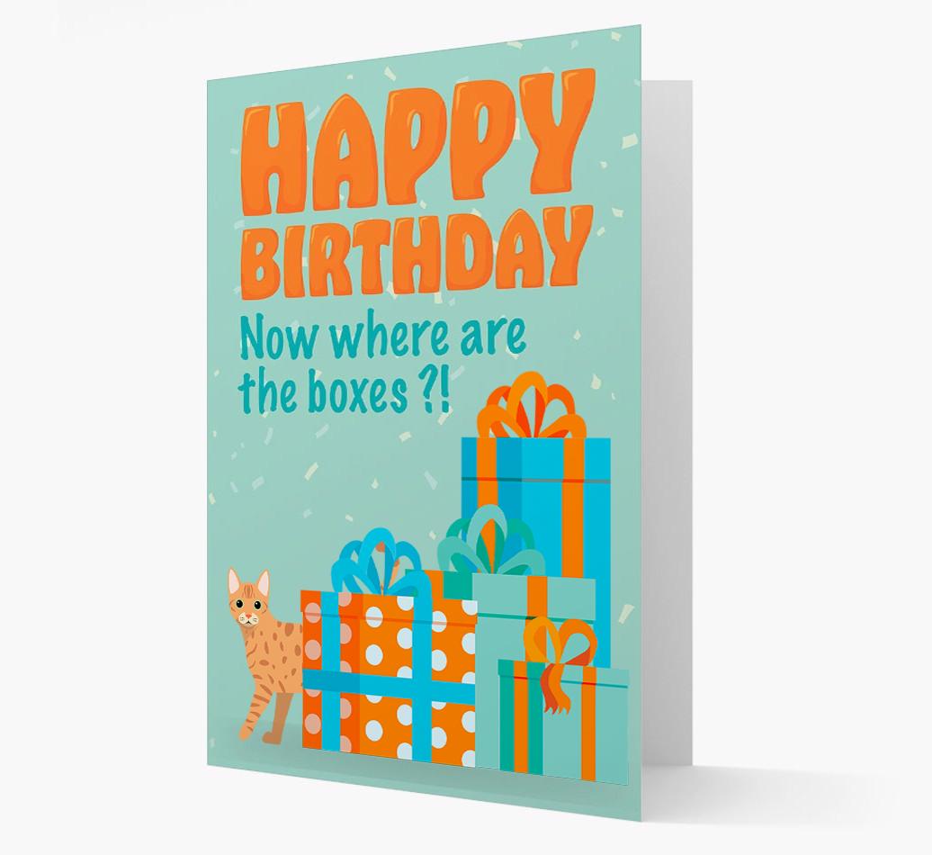 Now Where Are The Boxes: Personalized {breedFullName} Card