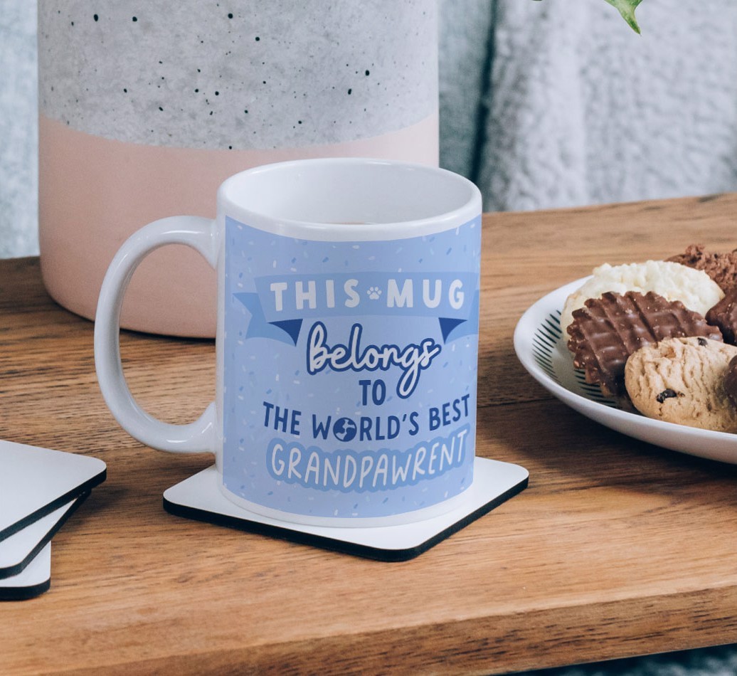 World's Best Grandpawrent: Personalised {breedCommonName} Mug