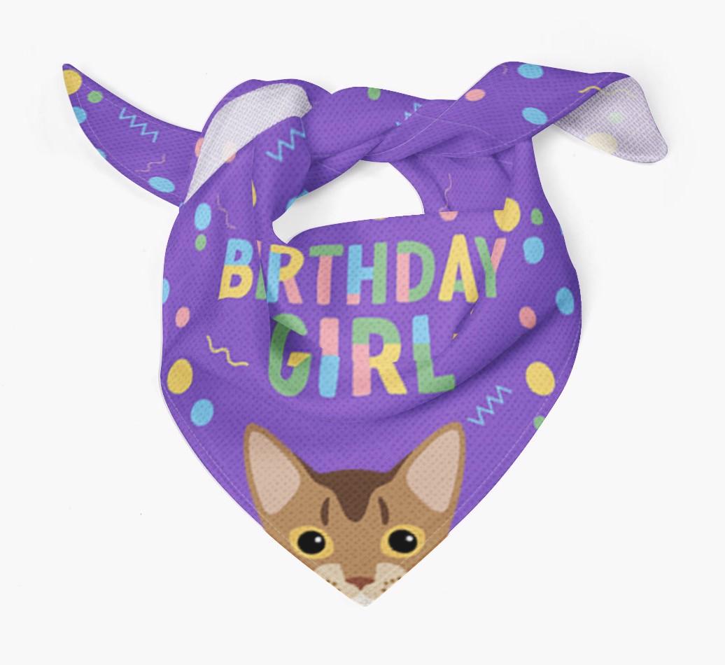Birthday Girl: Personalized {breedCommonName} Bandana
