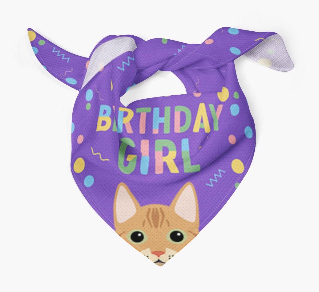 Birthday Girl: Personalized {breedCommonName} Bandana