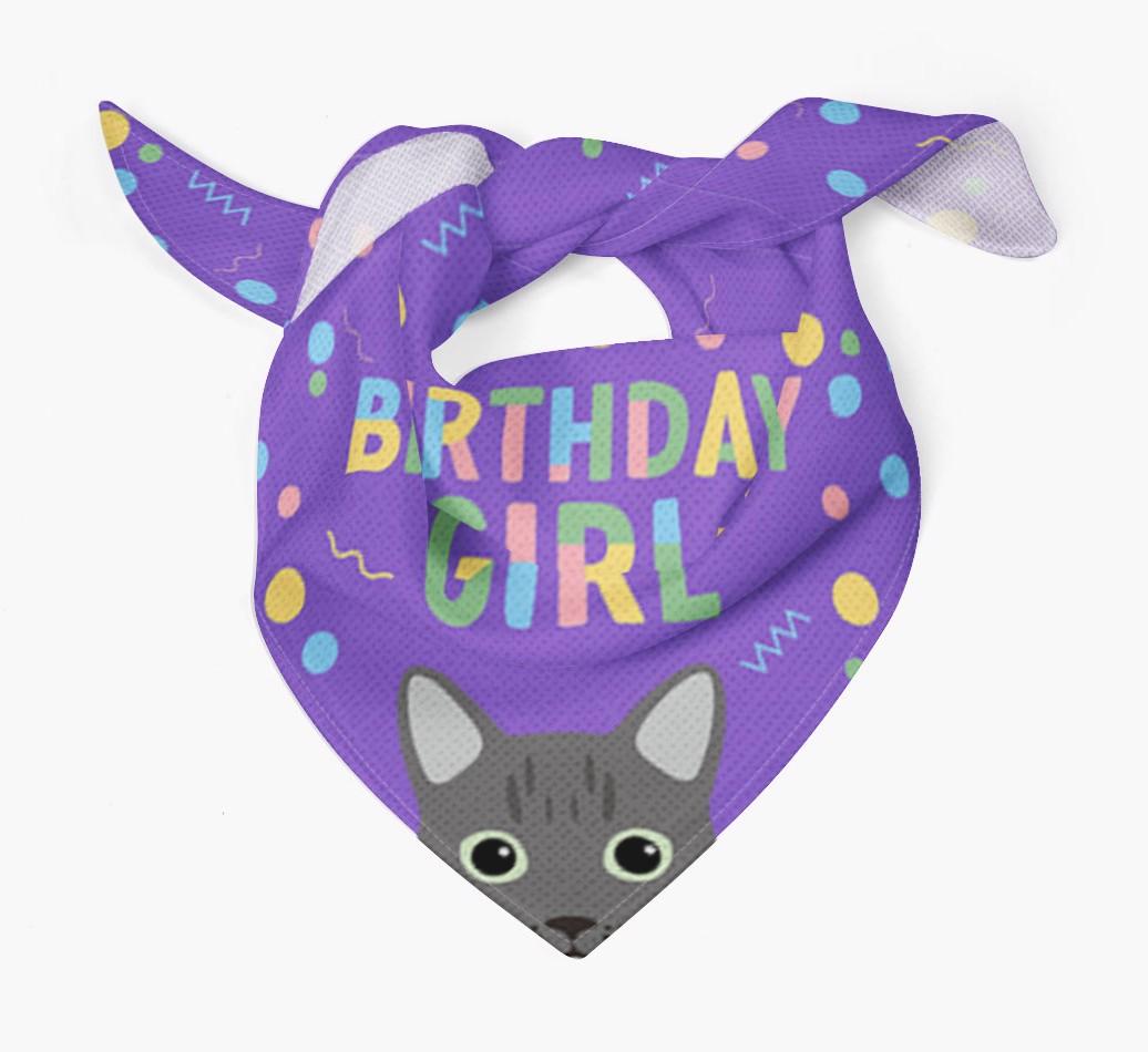 Birthday Girl: Personalized {breedCommonName} Bandana