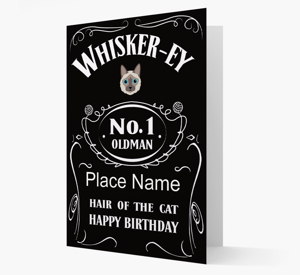 Whisker-ey: Personalised {breedCommonName} Card