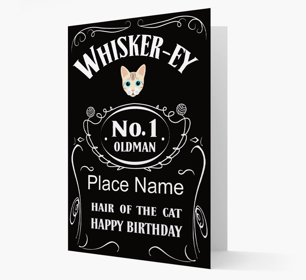Whisker-ey: Personalised {breedCommonName} Card