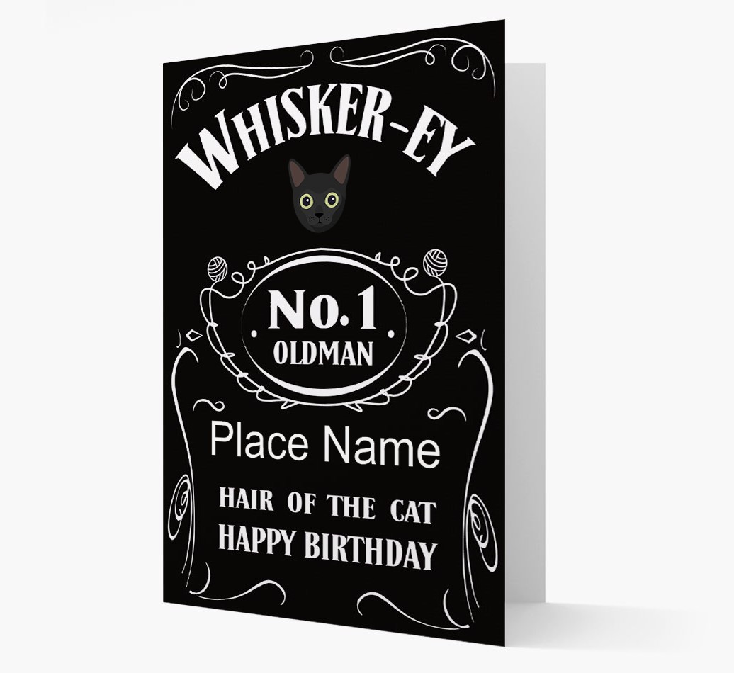 Whisker-ey: Personalised {breedCommonName} Card