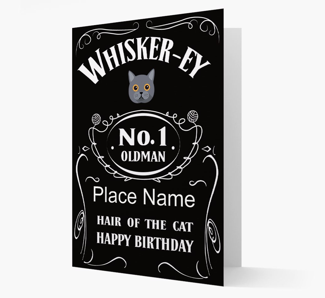 Whisker-ey: Personalised {breedCommonName} Card