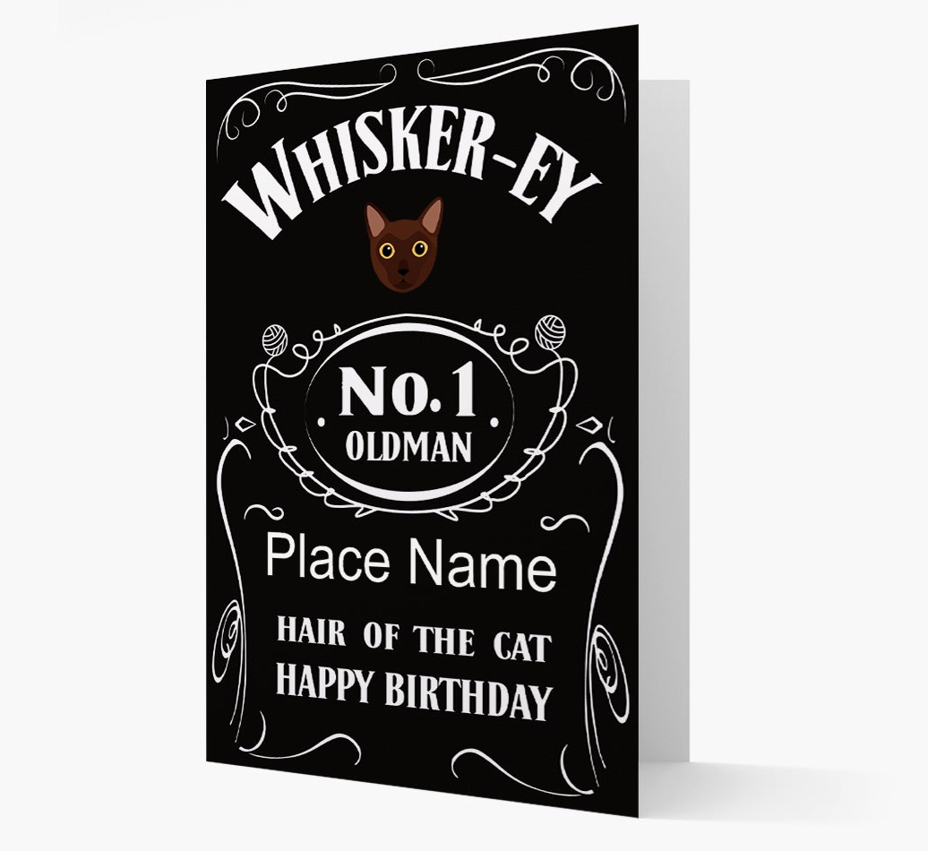 Whisker-ey: Personalised {breedCommonName} Card