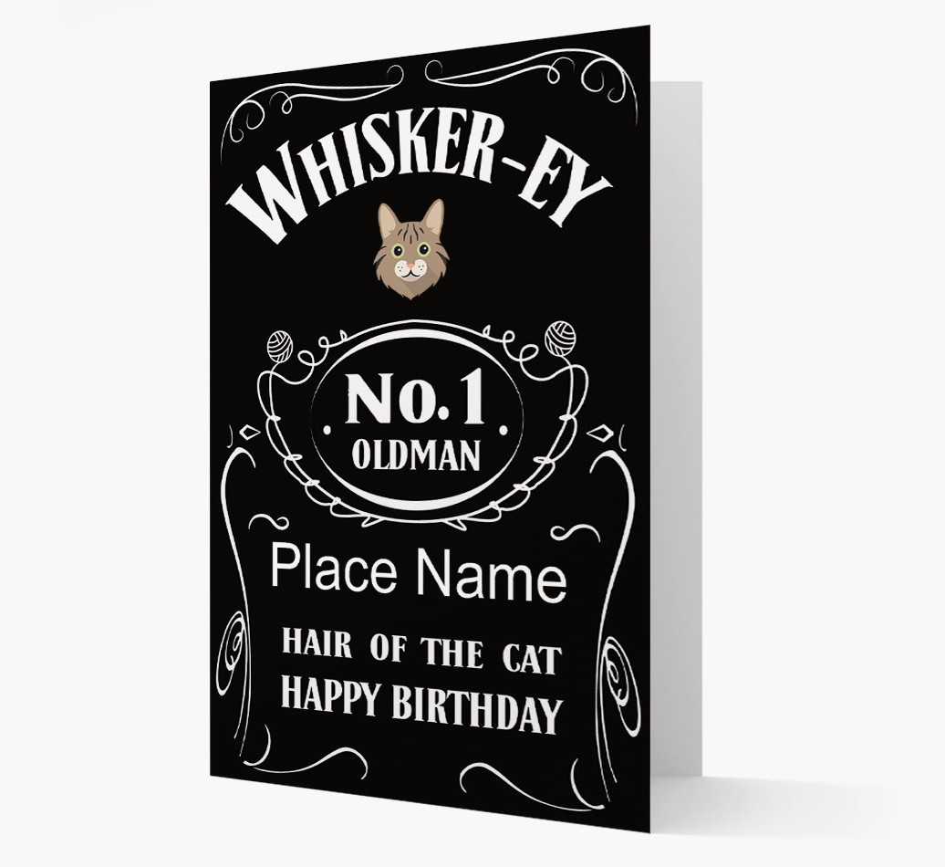 Whisker-ey: Personalised {breedCommonName} Card