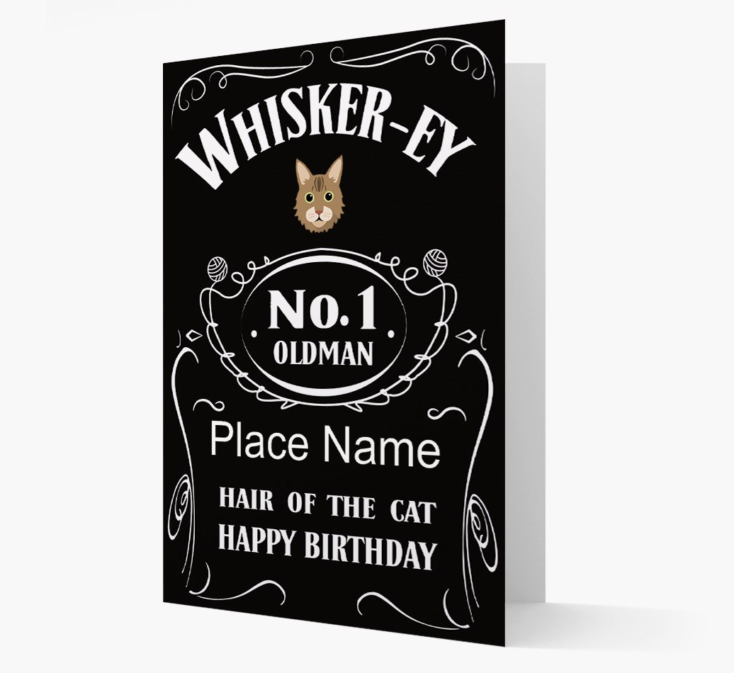 Whisker-ey: Personalised {breedCommonName} Card